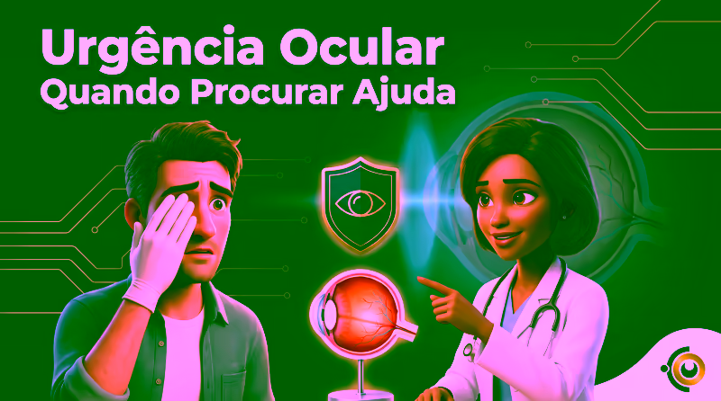 Capa ilustrativa do artigo "Urgência Ocular: Quando Procurar Atendimento em São Paulo" sobre saúde ocular no blog da Drudi e Almeida Oftalmologia.