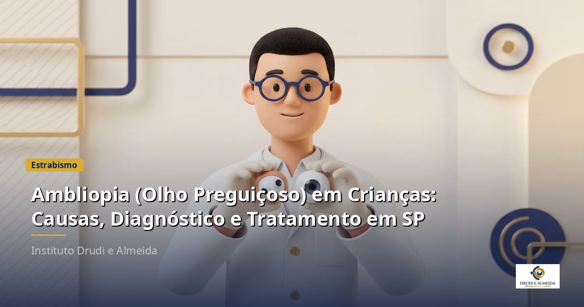 Ambliopia (Olho Preguiçoso) em Crianças: Causas, Diagnóstico e Tratamento em SP