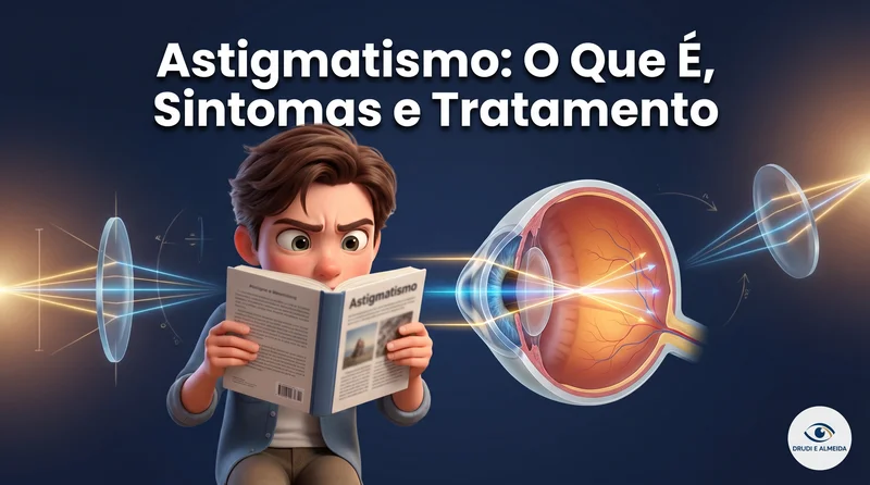 Astigmatismo: O que é, Sintomas, Causas e Tratamentos