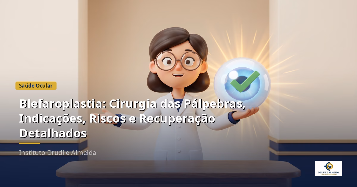 Blefaroplastia: Cirurgia das Pálpebras, Indicações, Riscos e Recuperação Detalhados