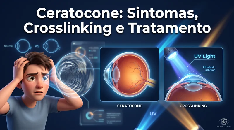 Ceratocone: Sintomas, Causas e Tratamento (Crosslinking e Anel)