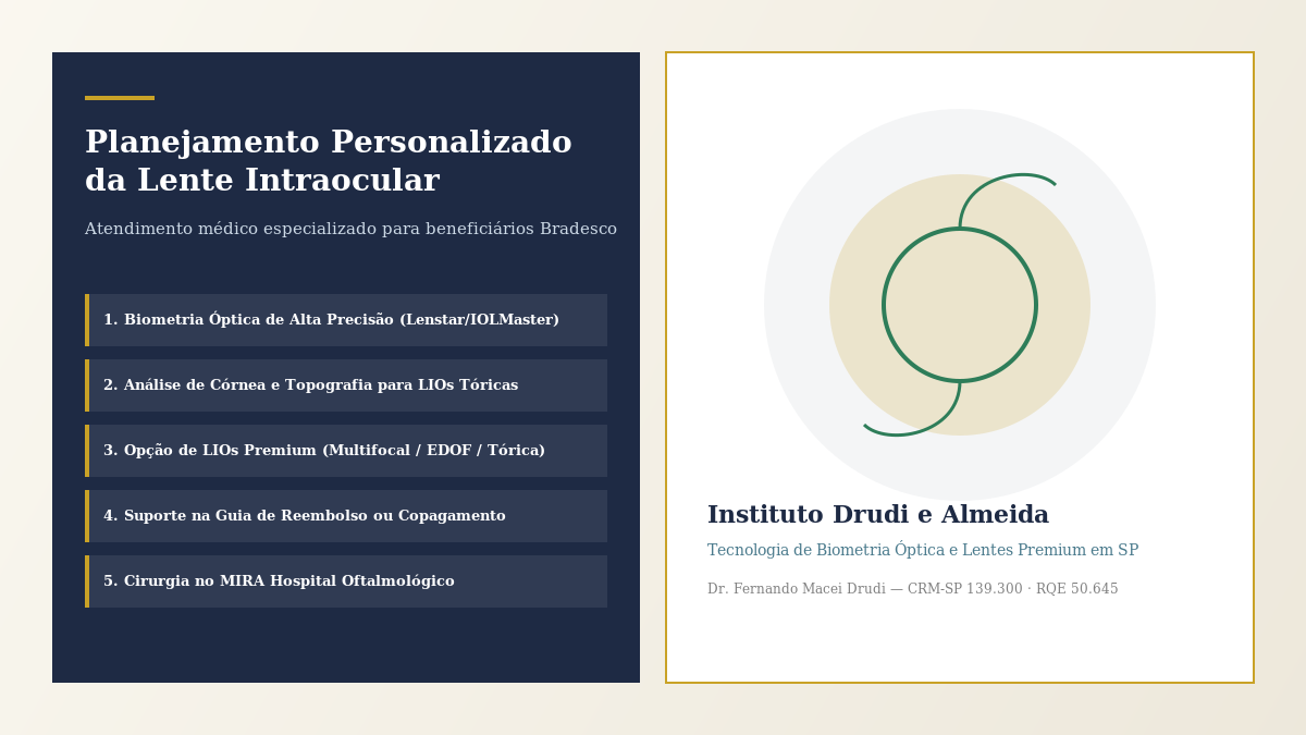 Atendimento Médico Especializado e Planejamento da Lente Intraocular