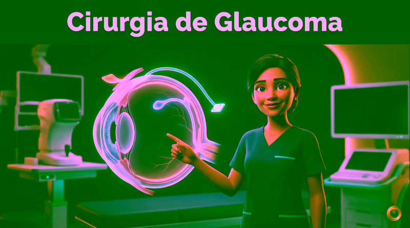 Capa ilustrativa do artigo "Cirurgia de Glaucoma: Indicação, Tipos e Cuidados" sobre glaucoma no blog da Drudi e Almeida Oftalmologia.