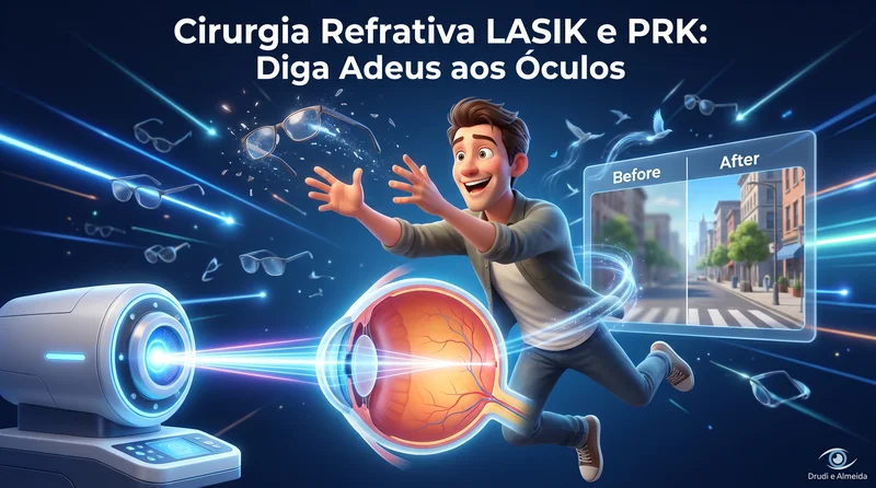 Cirurgia Refrativa (LASIK e PRK): Diga Adeus aos Óculos