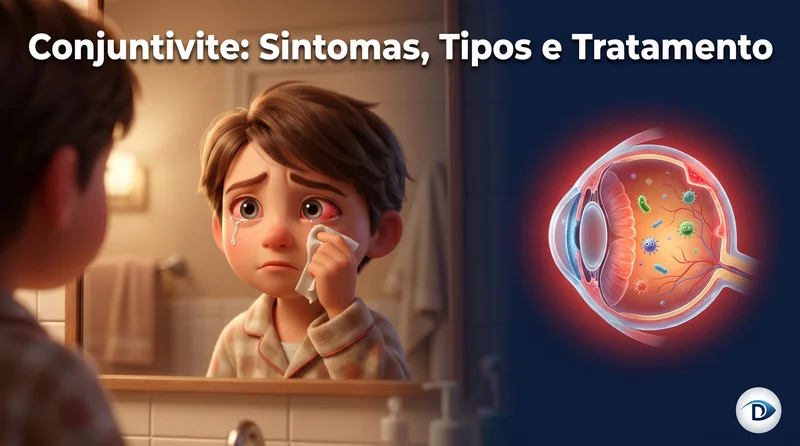 Conjuntivite: Sintomas, Tipos, Tratamento e Como Prevenir