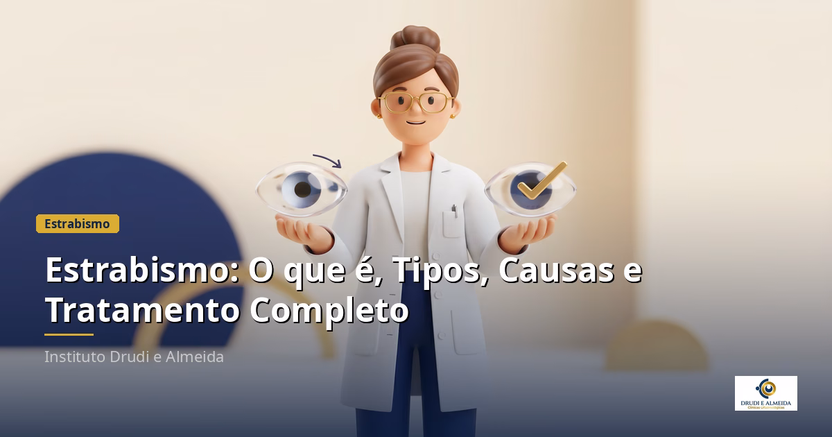 Estrabismo: O que é, Tipos, Causas e Tratamento Completo