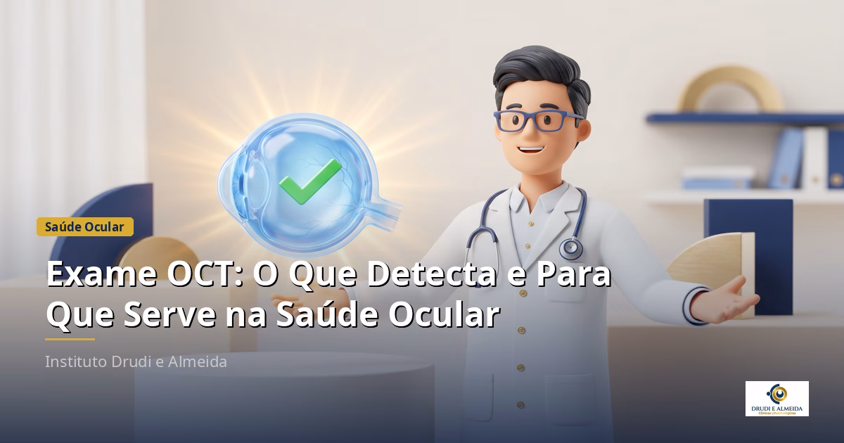 Exame OCT: O Que Detecta e Para Que Serve na Saúde Ocular