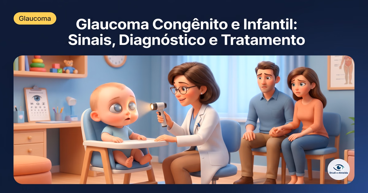 Glaucoma Congênito e Infantil: Sinais, Diagnóstico e Tratamento