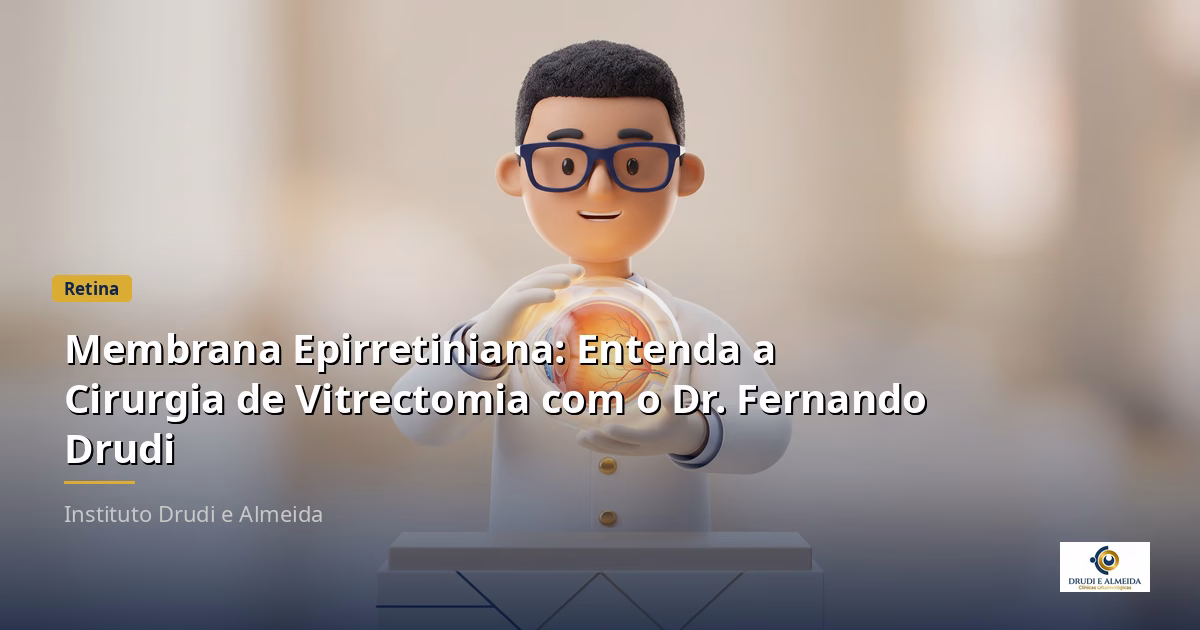 Membrana Epirretiniana: Entenda a Cirurgia de Vitrectomia com o Dr. Fernando Drudi