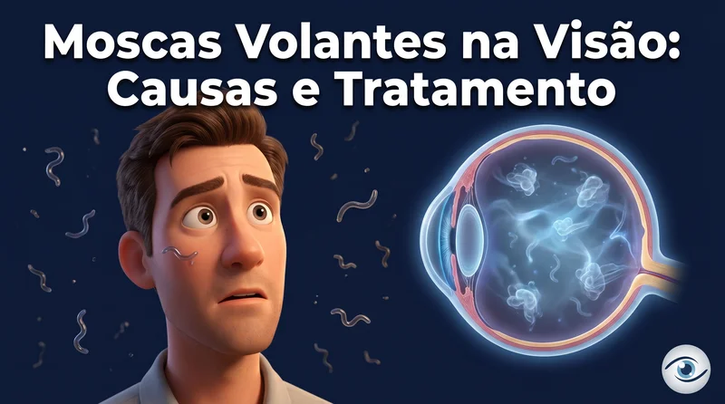 Moscas Volantes na Visão: Causas, Riscos e Tratamento