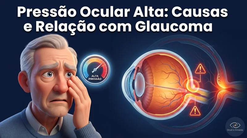 Pressão Ocular Alta: Causas, Riscos e Relação com o Glaucoma