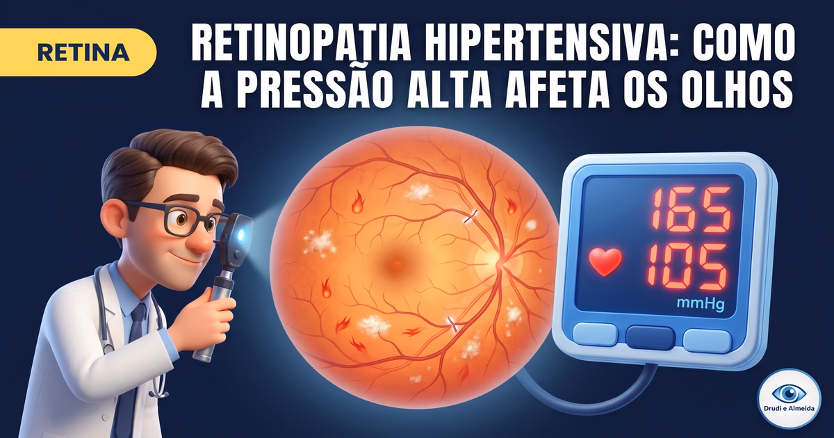 Retinopatia Hipertensiva: Como a Pressão Alta Afeta os Olhos