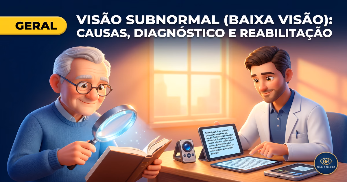 Visão Subnormal (Baixa Visão): Causas, Diagnóstico e Reabilitação