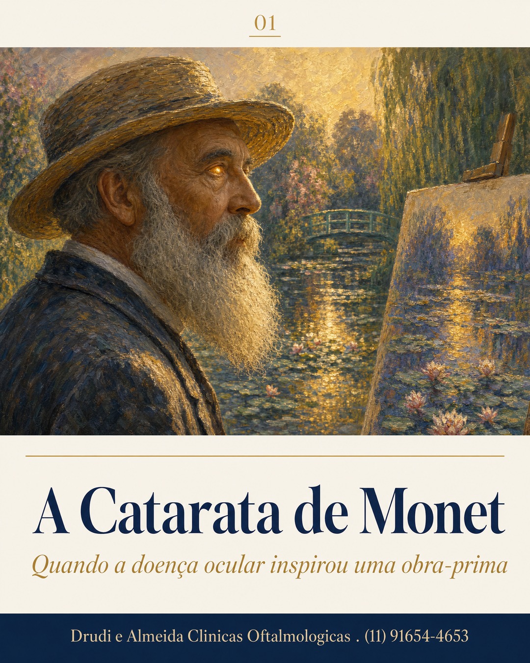 Carrossel: Você sabia que a catarata de Monet transformou suas obras-primas?

Claude Monet,