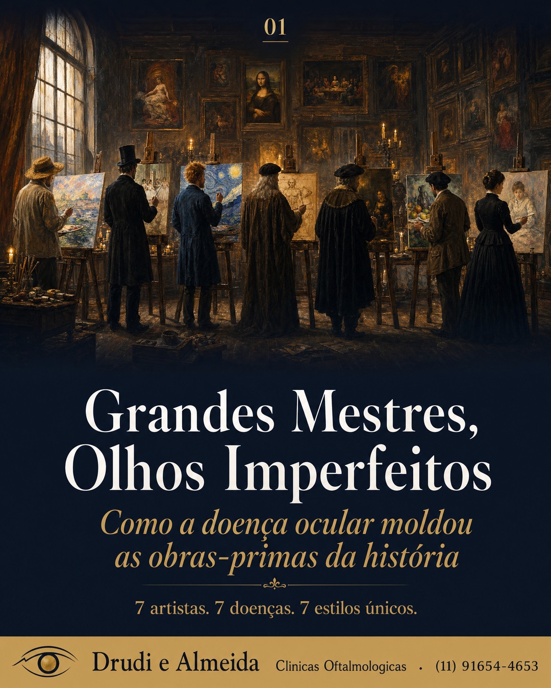 Carrossel: Você sabia que alguns dos maiores artistas da história tiveram problemas de visã